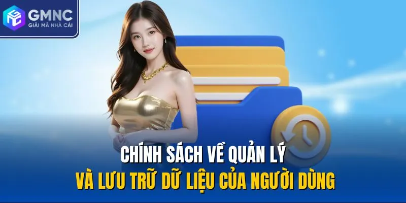 Chính sách về quản lý và lưu trữ dữ liệu của người dùng