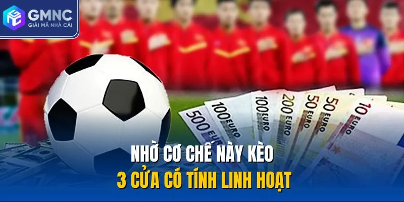Nhờ cơ chế này kèo 3 cửa có tính linh hoạt